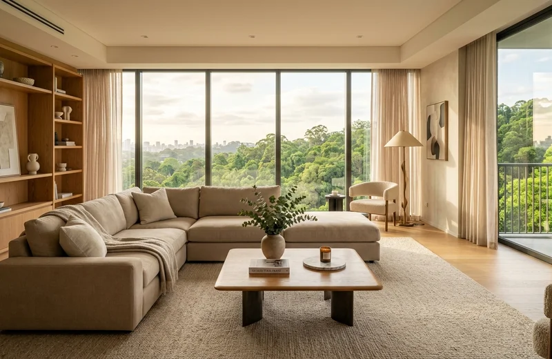 2 Bed Standard Residence Interior Living Space