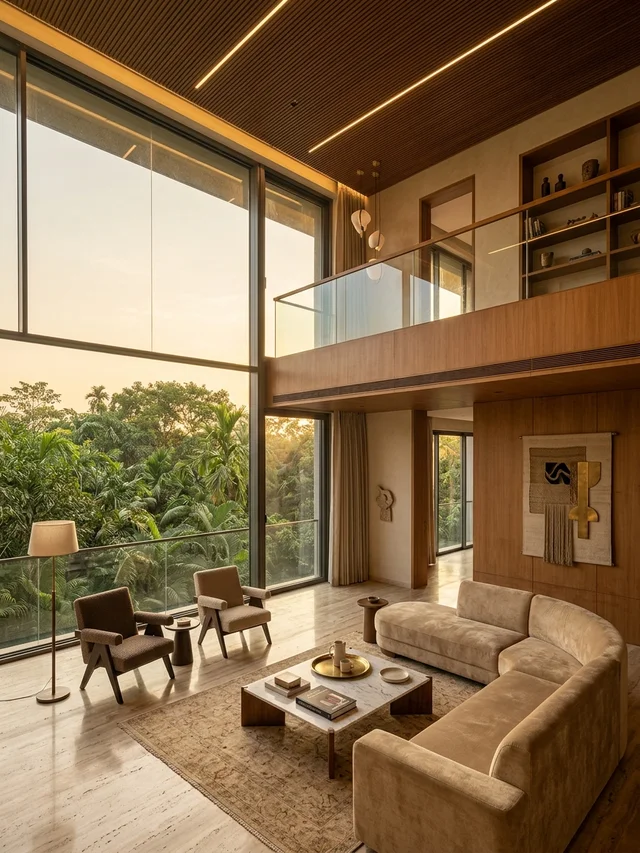 3 Bed Medium Residence Double-Height Salon